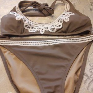Victoria Secret swim suit Top Size M, Bottom size L